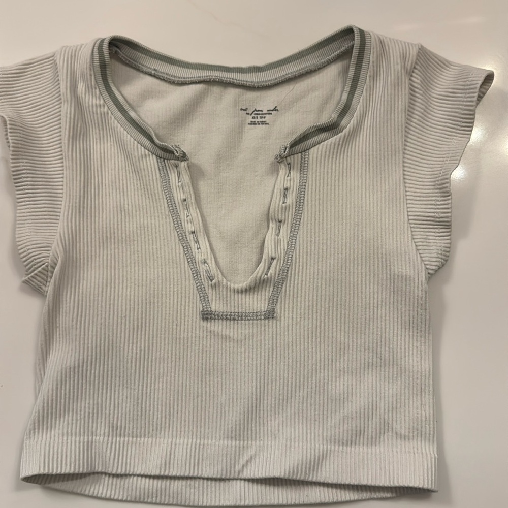 URBAN OUTFITTERS Out From Under Go For Gold Seamless Top in light gray size xs/s